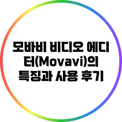 모바비 비디오 에디터(Movavi)의 특징과 사용 후기